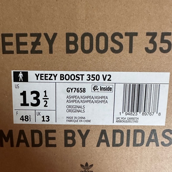 Yeezy 350 ash Pearl & off white vulc low - Picture 4 of 6